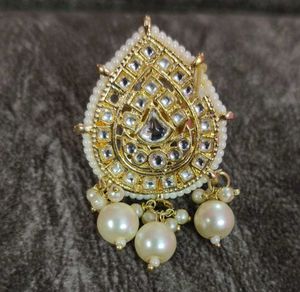 Elegant Pearl &amp; Kundan Ring