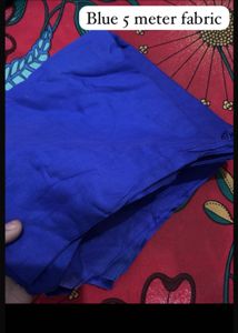 Vibrant Blue Fabric