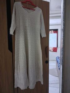 Embroidered Chikankari Dress Material XXL