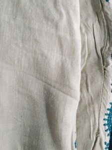 Peacock Blue Beautiful Kurti Plazzo And Duppata
