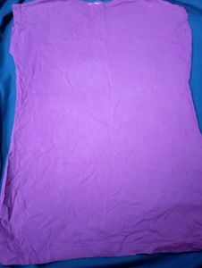 Purple Leopard Print Tee