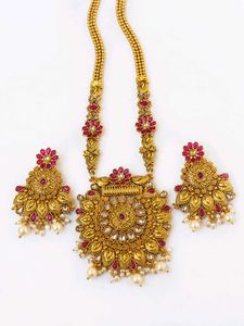 Traditional Gold Plated Necklace Set