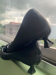 Elegant Black Pointed Toe Heels