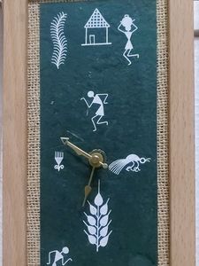 Hand Made Art Wall Clock