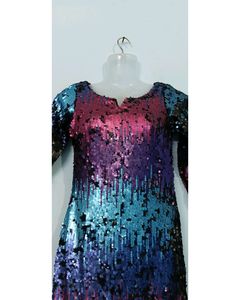 Rainbow Dress Party Wear