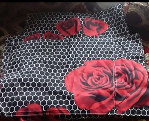 💥 Tc Cotton Double Bedsheet With Pillow 2 Cover