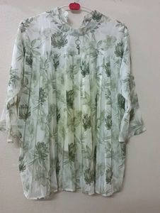 Elegant Floral Print Kurta
