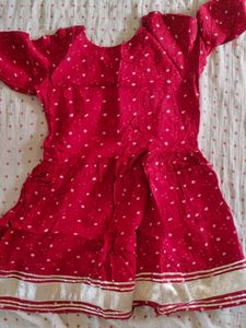 Maroon Kurta Sharara dupatta