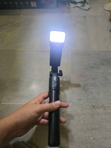 Tripod/Selfie Stick with LED Light