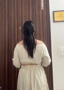 Off-Shoulder Midi Dress