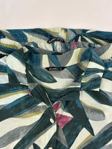 Stylish Print Button-Down co-ord set