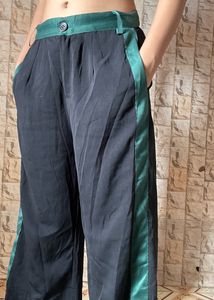 Green Strap Trousers