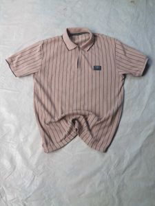 Men's Striped Polo T-Shirt