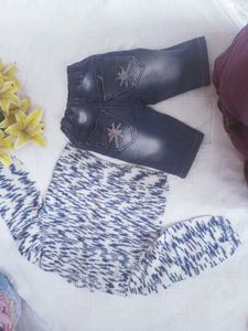 Beautiful Boy Woolen Top And Nice Jens