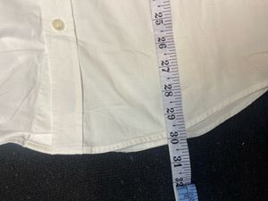 Lacoste White Button-Down Shirt