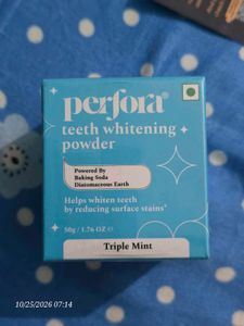 new Perfora Teeth Whitening toothpaste Powder