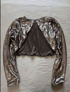 Sparkling Sequin Bolero Jacket