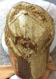 SEQUIN GOLDEN CAP FOR WOMEN