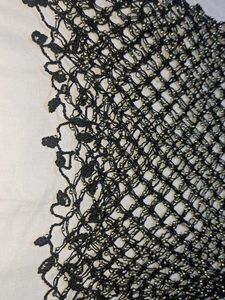 Beaded Net Crop Top