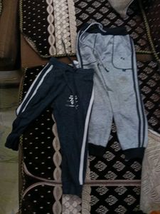 Men's Joggers - Grey & Navy age 4-5