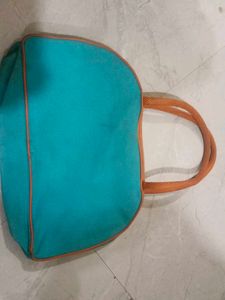 Floral Teal Handbag