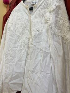 Elegant White Embroidered Top