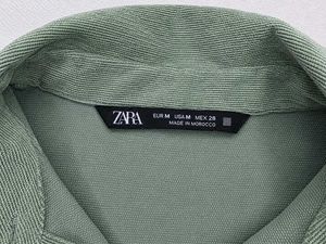 ZARA FINE-WALED CORDUROY OVERSIZED SHIRT
