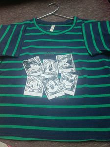 Mickey &amp; Friends Striped Tee