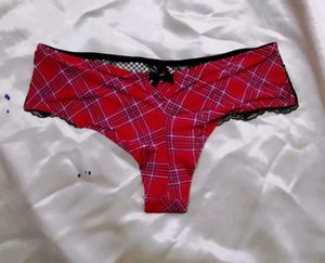 Plaid Thong panty