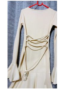 Elegant Cream Maxi Dress