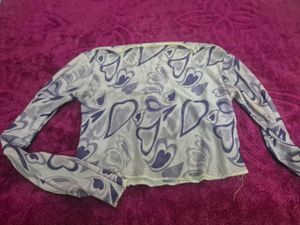 Sheer mesh top