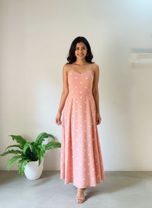 Cute Polka Dot MaxiDress