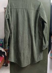 Olive Green Corduroy Shirt