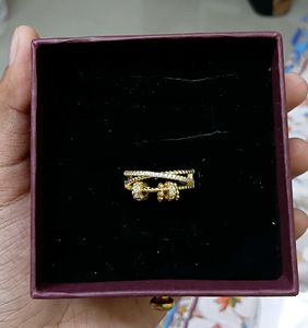 ✨ Gold Plated Adjustable Anxiety Ring | Brand New