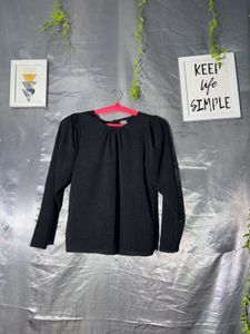 Chic Black Long Sleeve Top