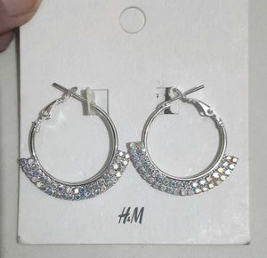 H&M Sparkling Hoop Earrings