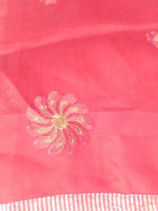 organza silk saree