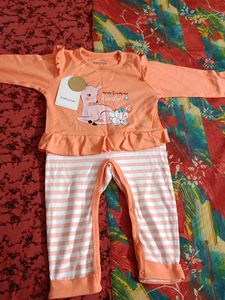 Babyoye Girls Romper Coral