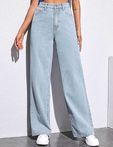Light Wash Wide Leg Jeans