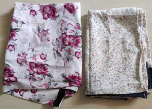 unused Floral Printed Dress dupatta peck of 2
