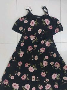 floral trending long slip dress