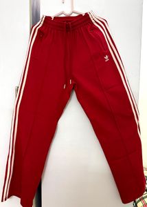Red Adidas x Balenciaga collab Track pant