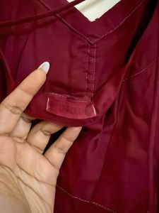 Achoo maroon kurta set