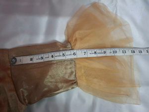 Sheer Bell Sleeve Brocade Blouse