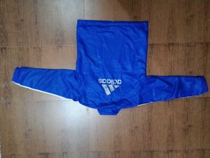 100% Adidas Blue Track Jacket MADHE IN CHINA  BRAN