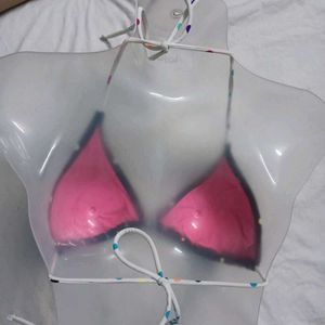 ⭐ Cute Polka Dot Bikini Top