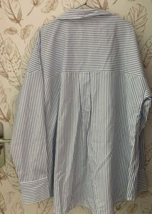 Kazo's Mickey &amp; Minnie Striped Button-Up Shirt