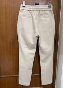 Korean Beige Drawstring Pants