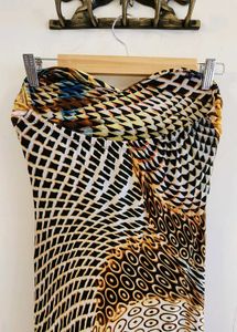 Boho Strapless Maxi Dress