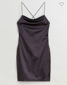 H&amp;M Black Bodycon Mini Dress